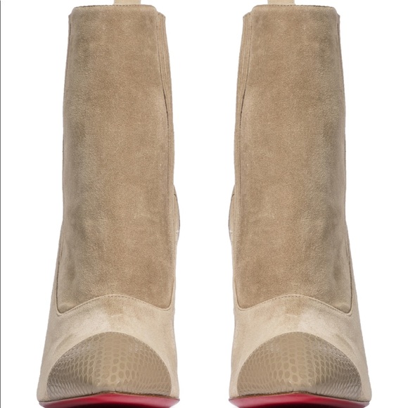 CHRISTIAN LOUBOUTIN
Me In The 90s 100 suede and leather boots - Picture 3 of 9